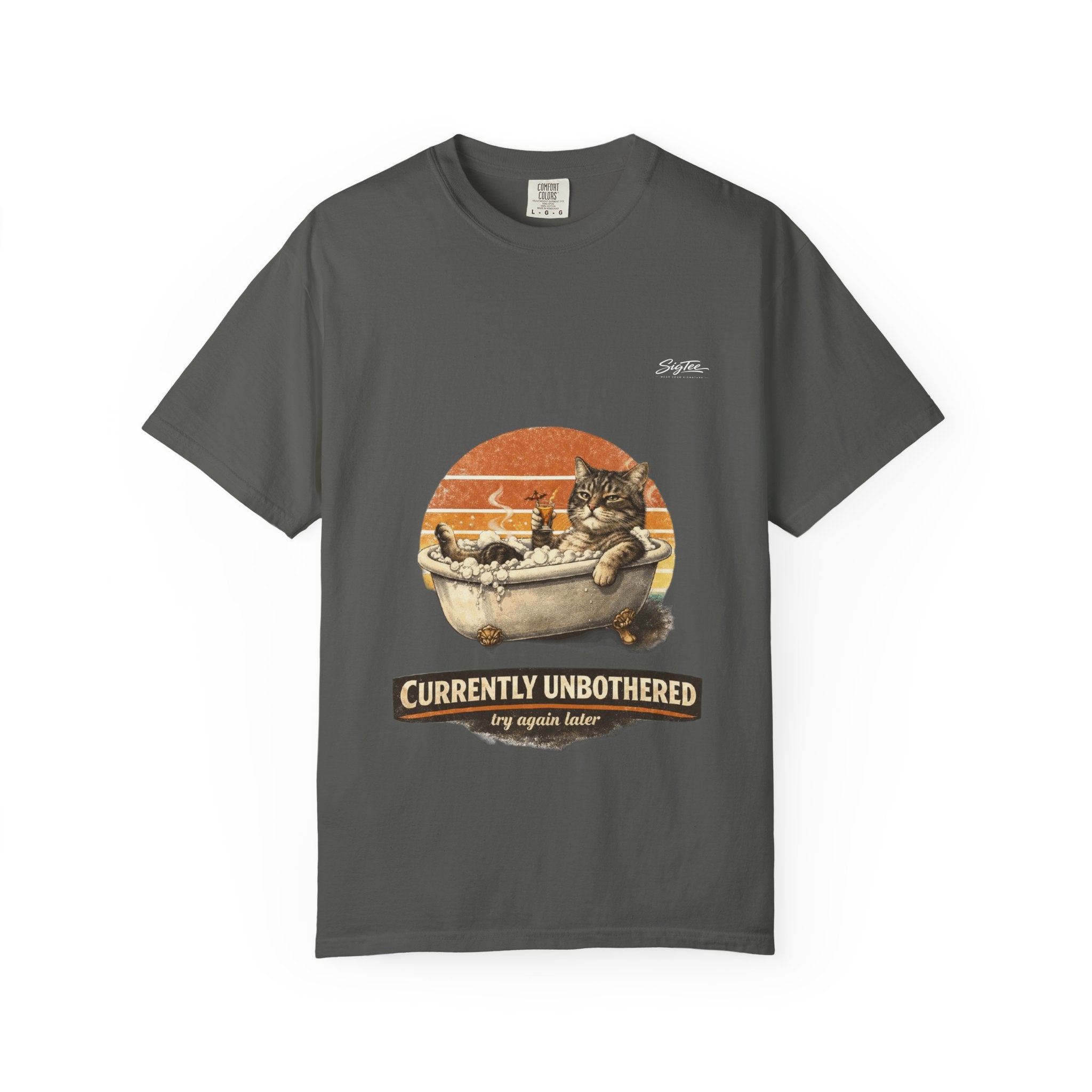Currently Unbothered Cat Bath T-Shirt