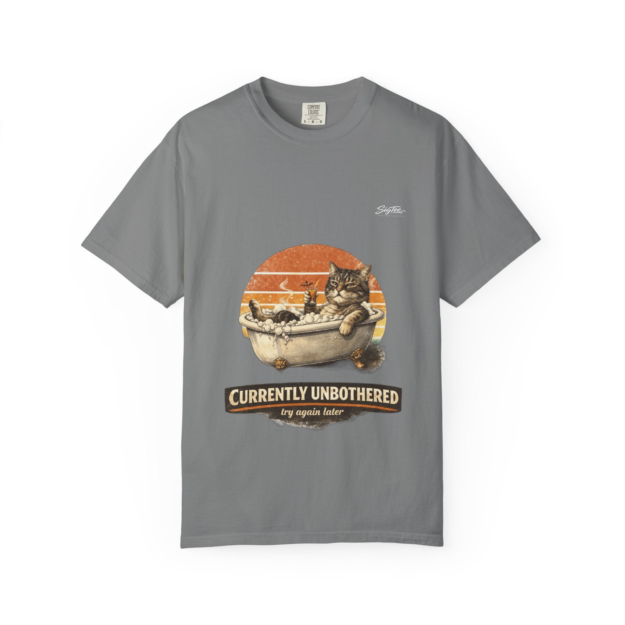 Currently Unbothered Cat Bath T-Shirt