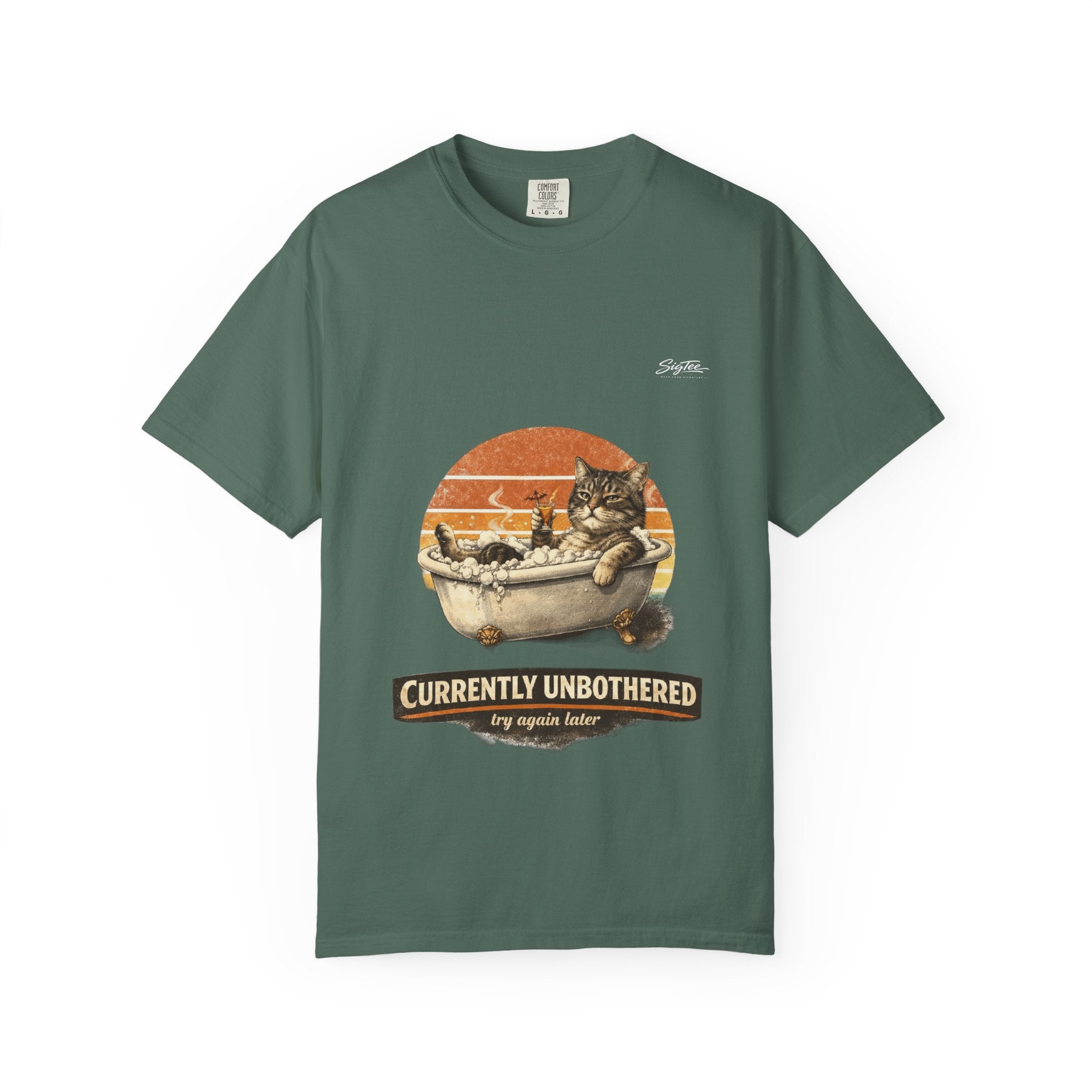 Currently Unbothered Cat Bath T-Shirt