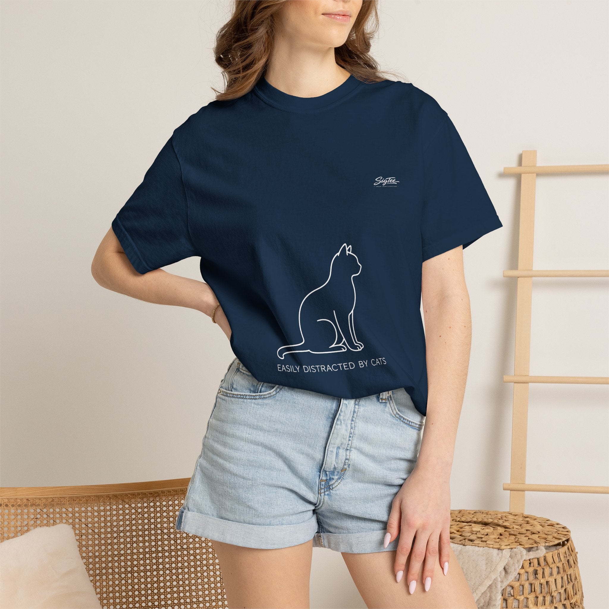 Easily Distracted By Cats Tee