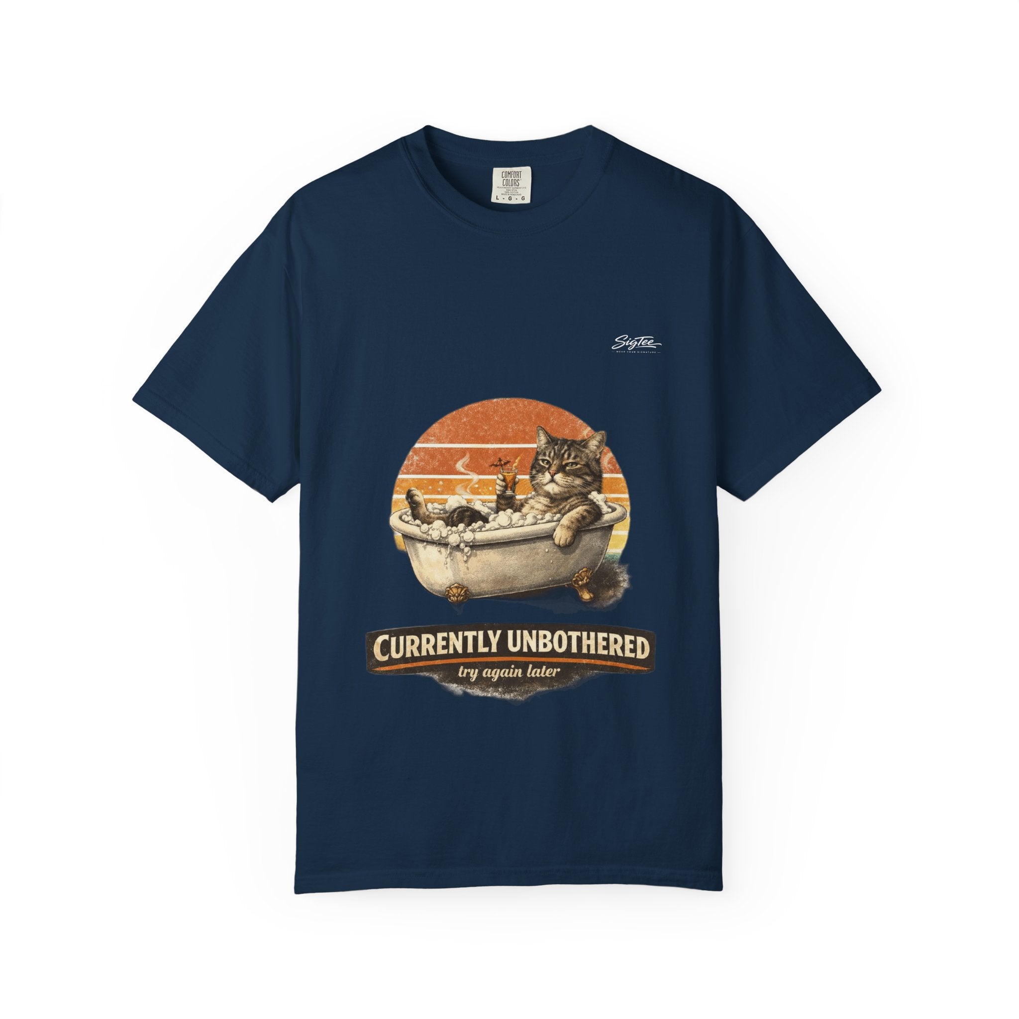 Currently Unbothered Cat Bath T-Shirt