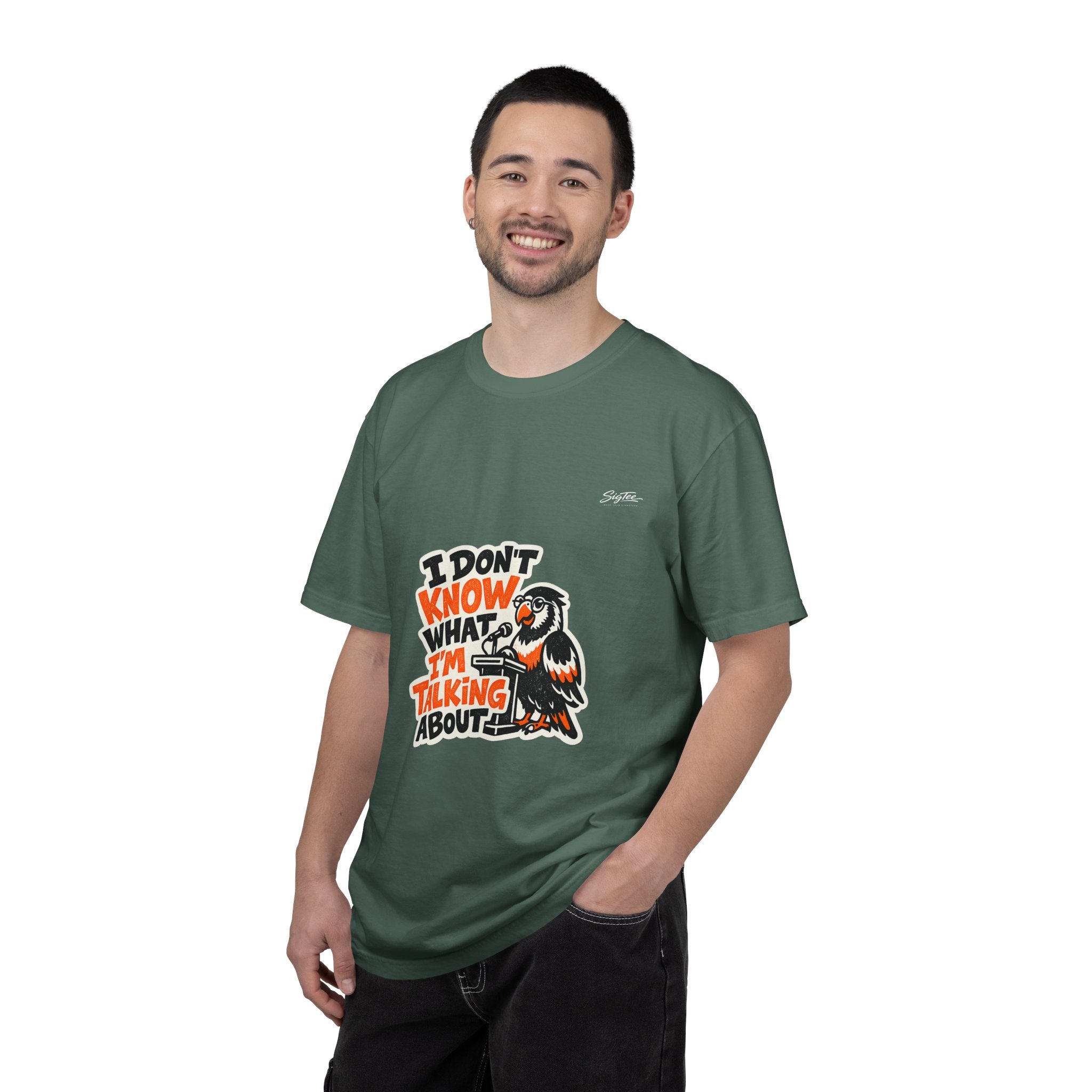 I Don't Know What I'm Talking About Parrot T-Shirt